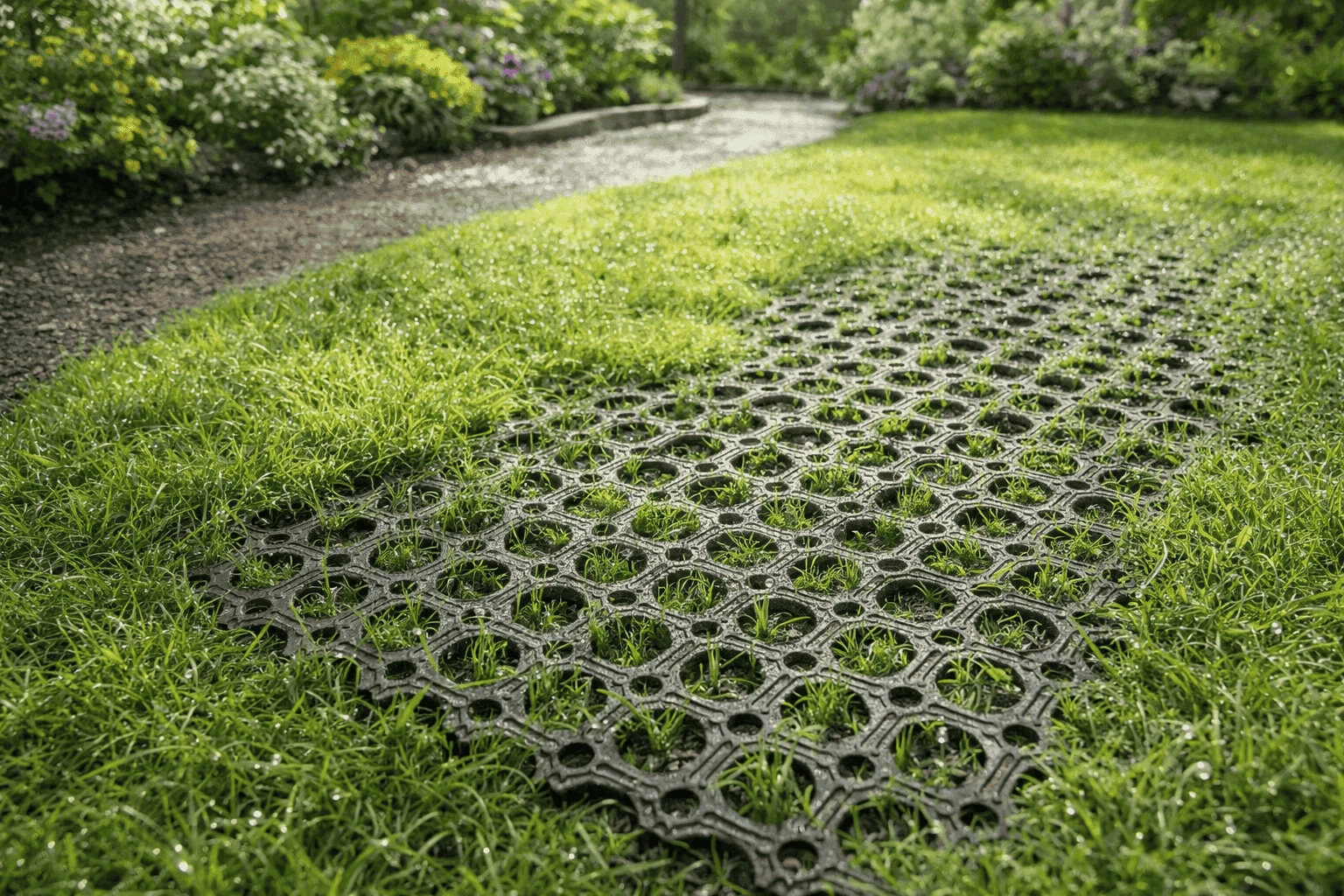 Rubber Grass Mats That Improve Drainage and Reduce Slip Risks Outdoors