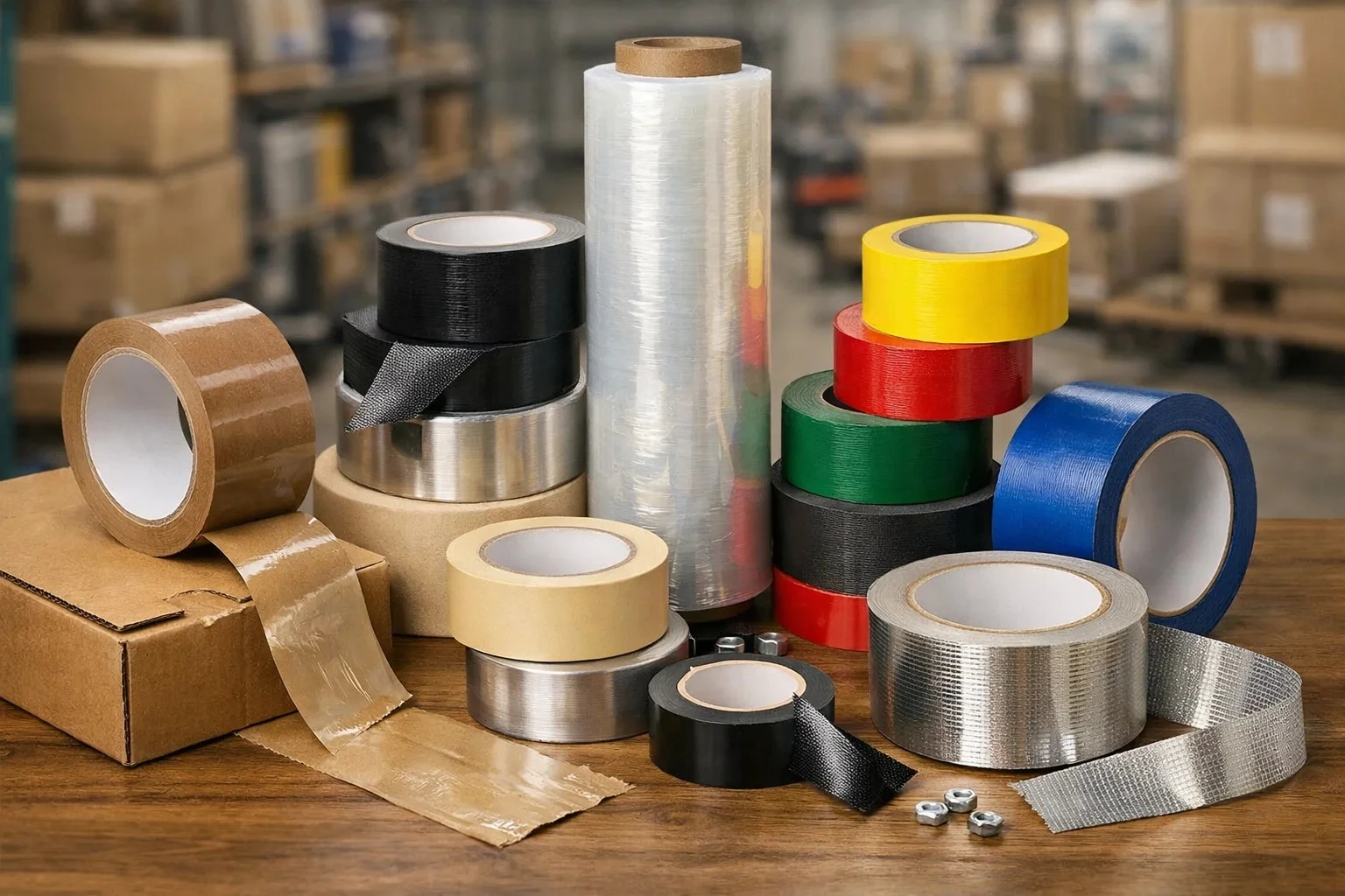 Versatile Adhesive Tapes For Packaging, Repairs, And Industrial Applications