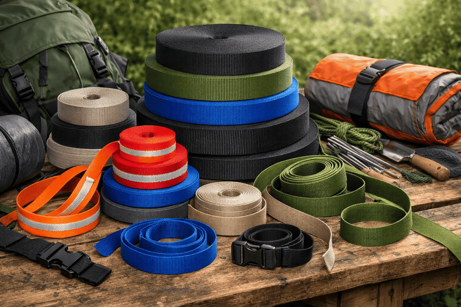 Why Polypropylene Webbing Is Ideal for Bags, Belts, and Outdoor Gear