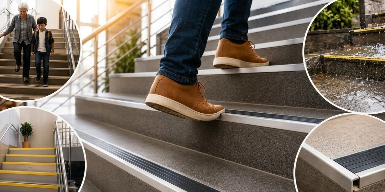 Stair Safety: Why Anti Slip Stair Nosing Belongs on Every Staircase