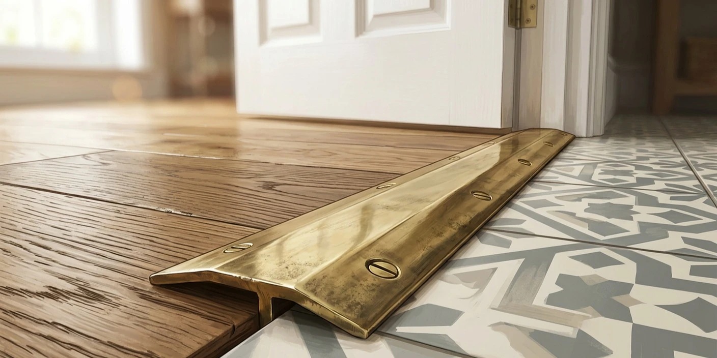 How to Get a Neat Finish Between Any Two Floors With Door Thresholds